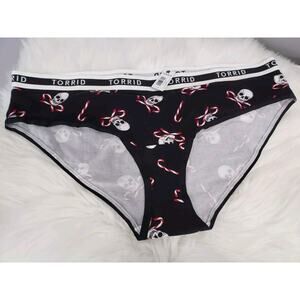NWT Torrid Plus Size 1 1X 14/16 Halloween Christmas HIPSTER PANTY SKULLS‎ CANDY